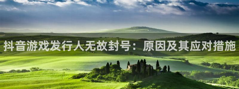 顺盈娱乐母7O777：抖音游戏发行人无故封号：原因及其应对措施
