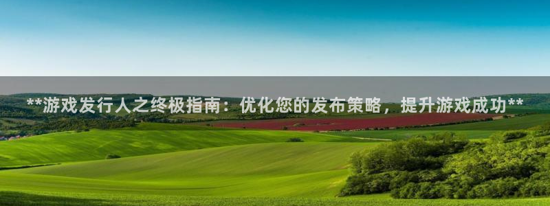 顺盈娱乐官网首页网址查询：**游戏发行人之终极指南：优化您的发布策略，提升游戏成功**